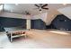 Bonus room featuring recessed lights, two-tone paint, and plenty of open space at 203 Chilcott Ln, Apex, NC 27502