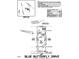 Plot plan showing the layout of the property, including the house, driveway, and lot dimensions at 215 Blue Butterfly Dr, Angier, NC 27501