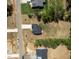 Aerial view of the home, lot, and landscaping at 220 Purslane Dr, Franklinton, NC 27525