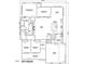 Detailed first-floor plan showcasing the layout of the bedrooms, kitchen, and living spaces at 264 Deer Tail Ln # 33, Fuquay Varina, NC 27526