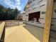 New construction back deck overlooks level backyard, perfect for outdoor living at 332 Inspiration Way, Fuquay Varina, NC 27526