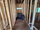 Unfinished primary bath with framing and visible plumbing at 332 Inspiration Way, Fuquay Varina, NC 27526