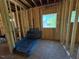 Unfinished bathroom shows new construction with waterproofing for custom shower at 332 Inspiration Way, Fuquay Varina, NC 27526