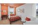Comfortable bedroom features a plush bed, stylish decor, and plenty of natural light at 352 Church St # 53, Wendell, NC 27591