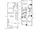 Detailed floor plan showcasing the layout of the home, including bedrooms, bathrooms, and living spaces at 352 Church St # 53, Wendell, NC 27591