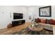 Inviting living room with comfortable seating, contemporary decor, and ample natural light at 352 Church St # 53, Wendell, NC 27591