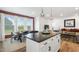 Open-concept living area showcasing the kitchen island, dining area and comfortable living room at 352 Church St # 53, Wendell, NC 27591