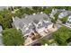 Aerial view of the property with surrounding landscaping at 3923 Napa Valley Dr, Raleigh, NC 27612