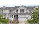 Townhome exterior with a two-car garage at 3923 Napa Valley Dr, Raleigh, NC 27612
