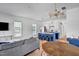 Bright and airy living space connecting the kitchen, dining, and living areas at 500 Spruce St, Durham, NC 27703