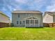 Spacious backyard with a screened porch, perfect for outdoor living and entertaining at 617 Hiddenbrook Dr, Durham, NC 27703