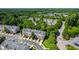 An aerial view of the townhome community at 717 Samuel Cary Dr, Cary, NC 27511