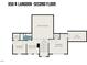 Second floor floorplan showing bedrooms, bathroom, closets, sitting room, and attic at 850 N Langdon, Pittsboro, NC 27312
