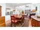 Spacious living room with vaulted ceiling, hardwood floors and open floor plan at 850 N Langdon, Pittsboro, NC 27312