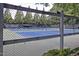 Well-maintained tennis courts with secure fencing, perfect for recreational play at 850 N Langdon, Pittsboro, NC 27312