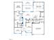 First floor plan showing the layout of the primary bedroom, kitchen, Gathering room, and garage at 91 Ivy Ridge Rd, Chapel Hill, NC 27516