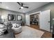 Comfortable living space featuring hardwood floors and gaming/work area at 91 Ivy Ridge Rd, Chapel Hill, NC 27516