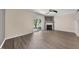 Bright living room with fireplace and sliding door to outdoor space at 1003 Crimson Dr, Durham, NC 27713