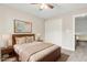 Bedroom with a closet, natural light, and neutral carpet at 102 Winged Foot Ct, Mebane, NC 27302
