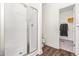 Bathroom with a walk-in shower, a toilet, and a walk-in closet at 1033 Cabin Hill Way, Garner, NC 27529