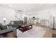 Spacious open concept living area with kitchen, dining and living room making for a great entertaining space at 110 Hickory Grove Dr, Sanford, NC 27330