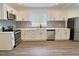 Modern kitchen featuring stainless steel appliances, white cabinets and hardware at 114 N Guthrie Ave, Durham, NC 27703