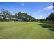 Scenic golf course view with lush green fairway and mature trees against a clear blue sky at 1217 Briar Patch Ln, Raleigh, NC 27615