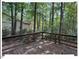 Exterior view of back deck overlooking wooded lot at 125 Forsyth Dr, Chapel Hill, NC 27517