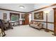 Bedroom with large bookcase and natural lighting at 201 Village Dr, Knightdale, NC 27545