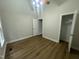 Bedroom showcasing a ceiling fan, and nearby closet at 2032 Sherry Lynn Dr, Garner, NC 27529
