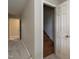 Hallway view with staircase at 223 Shadowbrook Dr, Burlington, NC 27215