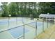 Community tennis and pickleball courts are available for residents at 2501 Impulsion Dr, New Hill, NC 27562