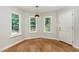 Dining nook with hardwood floors, and lots of natural light at 2805 Evans St, Durham, NC 27705