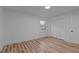 Bedroom with hardwood floors, natural light, and closet at 307 Yowland Rd, Henderson, NC 27536