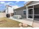 Outdoor space includes a patio area, grill, and fenced-in yard at 34 Tanglewood Pl, Angier, NC 27501
