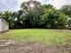 Backyard lot featuring an open green space with large trees at 3804 Cobb St, Garner, NC 27529