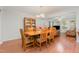 Spacious dining room, seamlessly connected to the living room and kitchen at 790 Cashmere Ct, Sanford, NC 27332