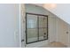 Bathroom with tub shower, decorative tile, and sliding glass doors at 8042 Hogan Dr, Wake Forest, NC 27587