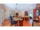 Expansive kitchen with granite countertops, breakfast bar, and seamless flow to the adjacent living areas at 8042 Hogan Dr, Wake Forest, NC 27587