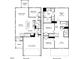 Detailed floor plan of a two-story home, displaying the layout of rooms on both levels at 840 Ottawa Dr, Garner, NC 27529