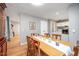 Inviting dining room that leads to the kitchen, perfect for Gathering meals and gatherings at 903 W Maynard Ave, Durham, NC 27704