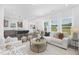 Open-concept living space with abundant natural light and stylish decor at 94 Mable Court # 16, Lillington, NC 27546