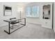Well-lit office space with built-in shelving and natural light at 107 Long Shadow Ln, Cary, NC 27518