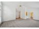 Bright living room featuring a fireplace and large window, offering a spacious and airy feel at 1102 Laurens Way, Knightdale, NC 27545