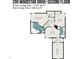 Layout of the second floor featuring a primary bedroom, bath, additional bedrooms, and a bonus room at 209 Woodstar Dr, Cary, NC 27513