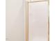 Shower with a frosted glass door and a gold finish offering privacy and a touch of elegance at 2107 Somers Ave, Burlington, NC 27215