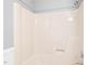 Shower stall with seating provides a practical bathing experience at 2107 Somers Ave, Burlington, NC 27215