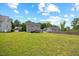 Spacious backyard offering plenty of space for outdoor activities at 225 Alcock Ln, Youngsville, NC 27596
