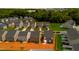 Nice community of single Gathering homes with green grass and mature trees at 2406 Lily Dr, Haw River, NC 27258