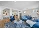 Open concept living space with a view of the kitchen and dining area at 249 Salt Cedar Ln, Chapel Hill, NC 27516